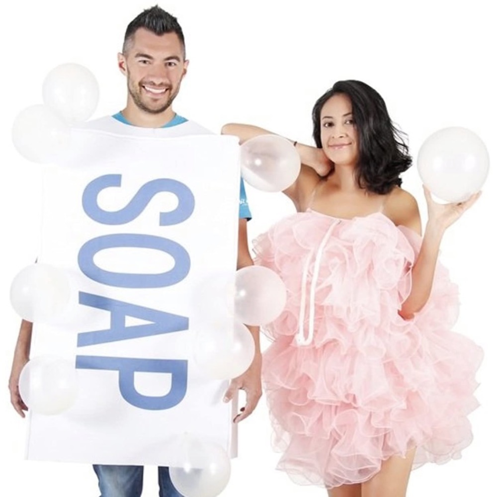 Couples Halloween Costume Soap and Loofah